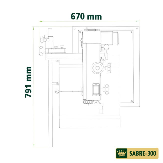 Pilarka taśmowa do drewna Sabre300