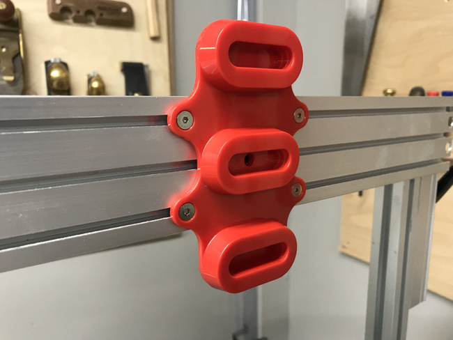 Szablon do potrójnych gniazd i czopów PantoRouter