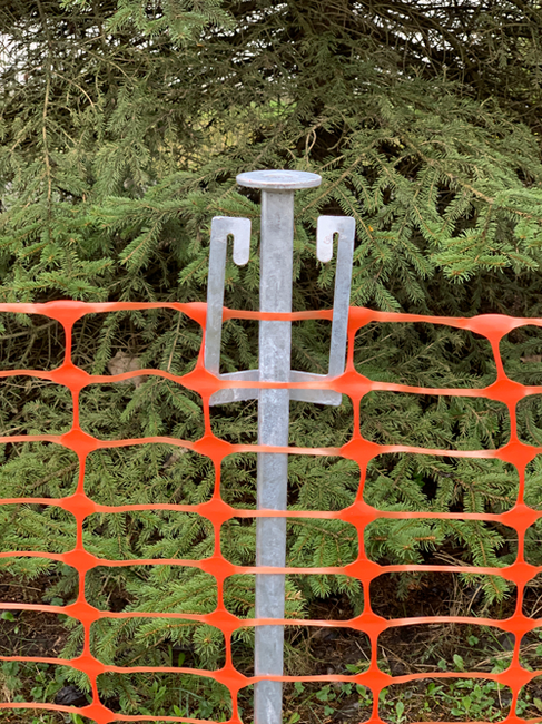 Słupek ogrodzeniowy 150cm do mocowania siatki