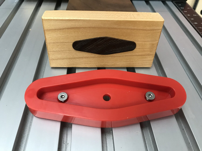 Szablon do gniazd i czopów, romb - diament