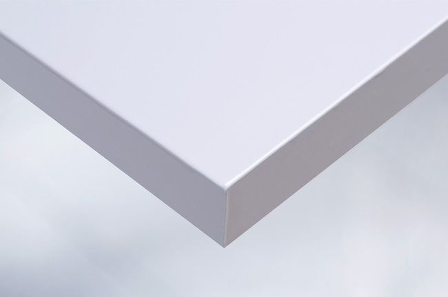 Folia biała lakierowana - kolor jednolity / mat