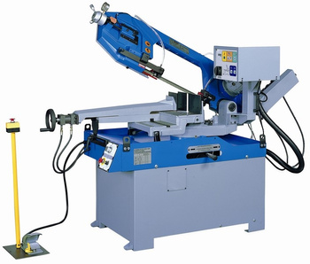 SX-827DGSVI Półautomatyczna przecinarka taśmowa do metalu 400V - skrętne ramię