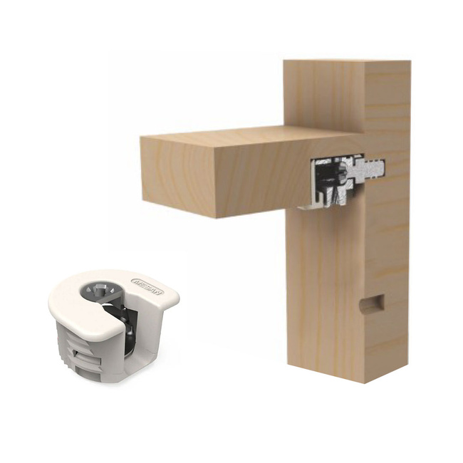 Korpus złącza RAFFIX 20 Locked Biały