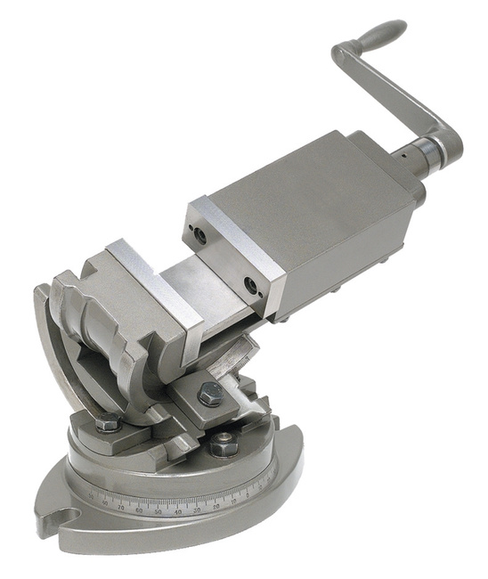 Precyzyjne 3-osiowe imadło maszynowe 75x75mm