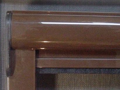 Moskitiera rolowana okienna 060x150 cm brązowa RAL 8014