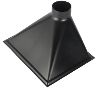 Ssawa odciągowa 417x324 mm do odpylania ukośnic, przyłącze ⌀100 mm (4")