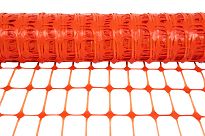 Plastikowa siatka pomarańczowa do zabezpieczania placu budowy o szerokości 100 cm