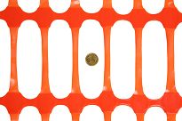 Oczka pomarańczowej, plastikowej siatki wygrodzeniowej 100 cm x 50 m