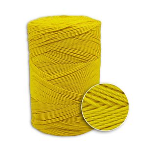 Linka polietylenowa kręcona ∅ 1.5mm żółta